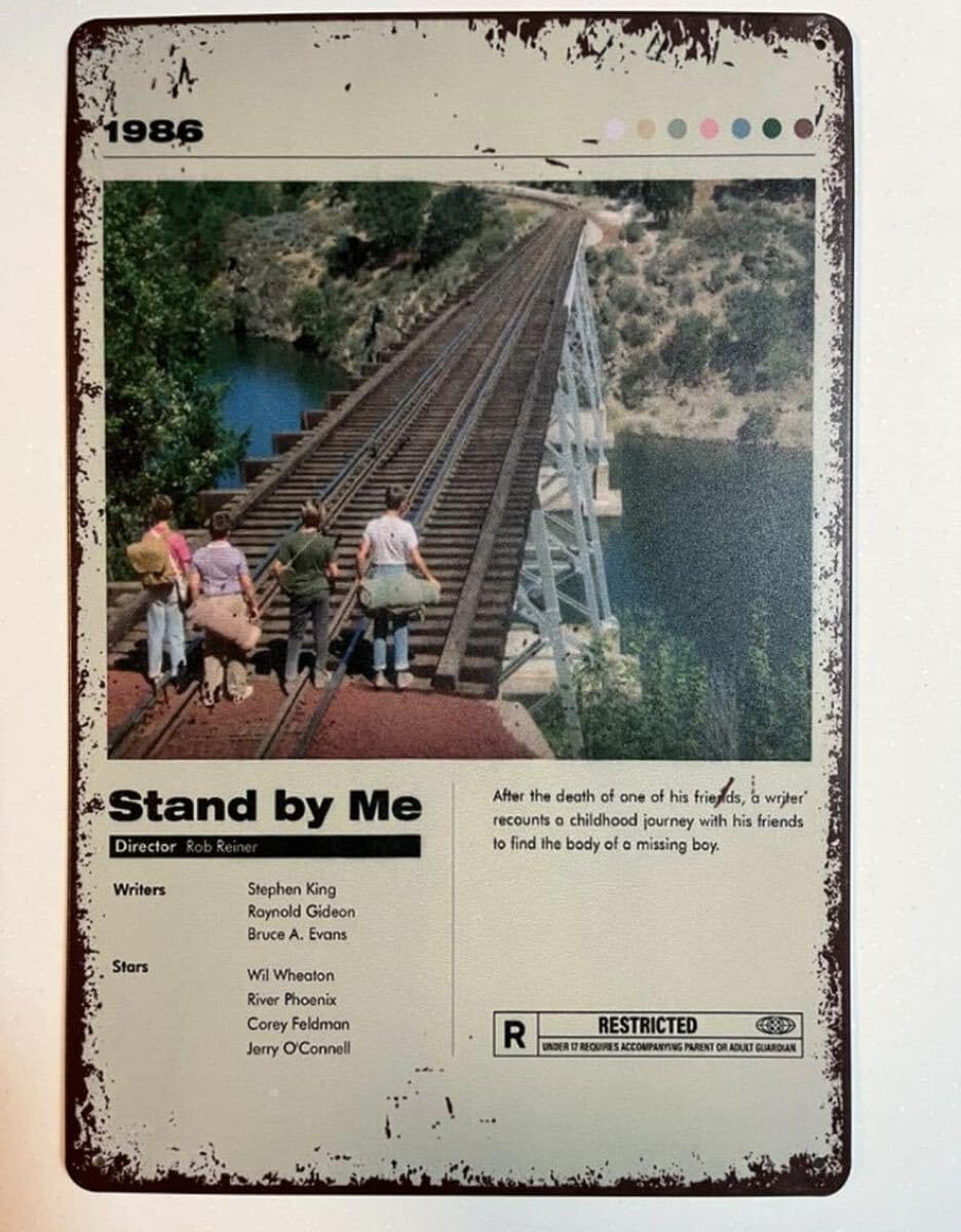 Amazon.co.jp: Stand by Me スタンドバイミー 映画 壁掛け看板